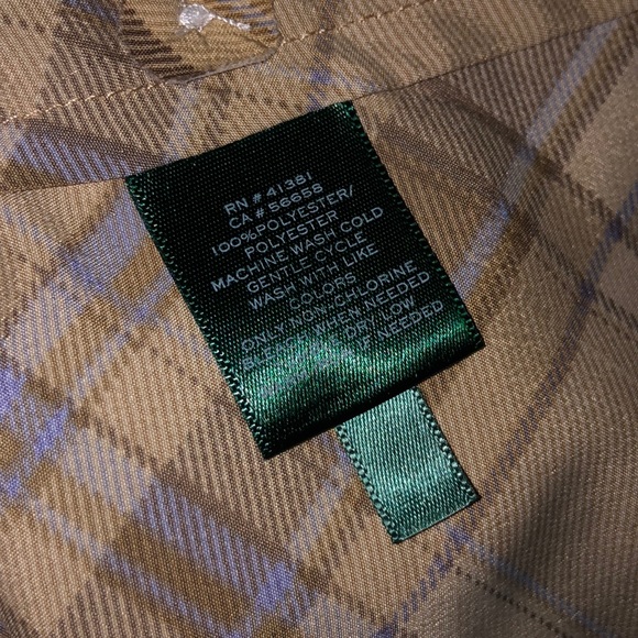 Lauren Ralph Lauren Plaid Wrap Blouse Small - Picture 8 of 9